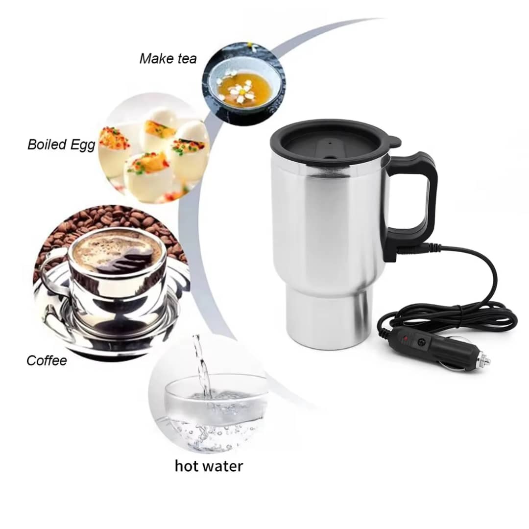 Tasse Chauffante pour Voiture – Dites Adieu aux Boissons Froides ! 🚗