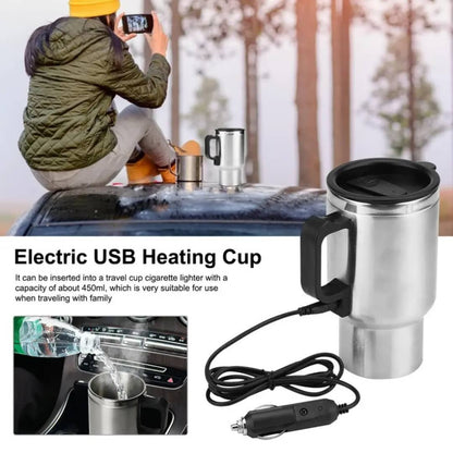Tasse Chauffante pour Voiture – Dites Adieu aux Boissons Froides ! 🚗