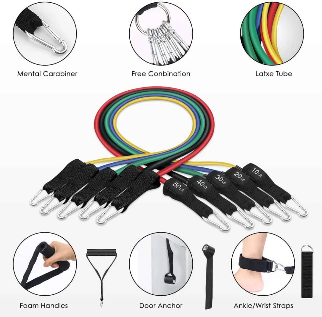 Kit Élastiques de Musculation – Entraînez-vous Partout, Sans Limite