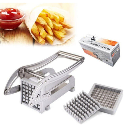 Frites, dés, gaufrettes en 10 secondes — sans effort, sans couteau.