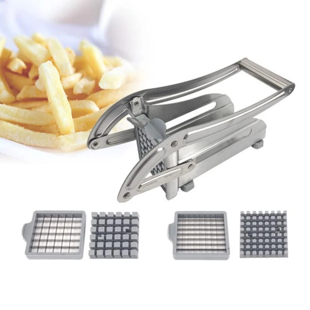 Frites, dés, gaufrettes en 10 secondes — sans effort, sans couteau.
