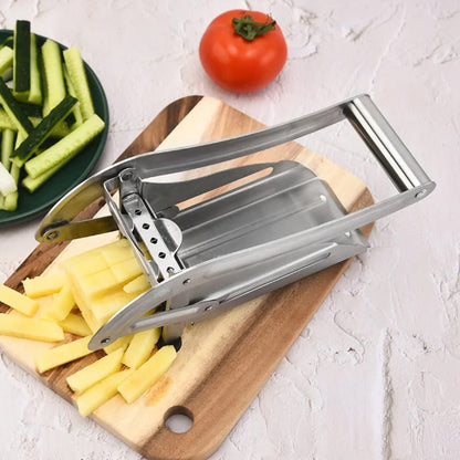 Frites, dés, gaufrettes en 10 secondes — sans effort, sans couteau.